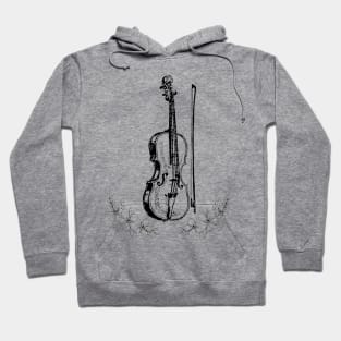 Cello and bow Hoodie